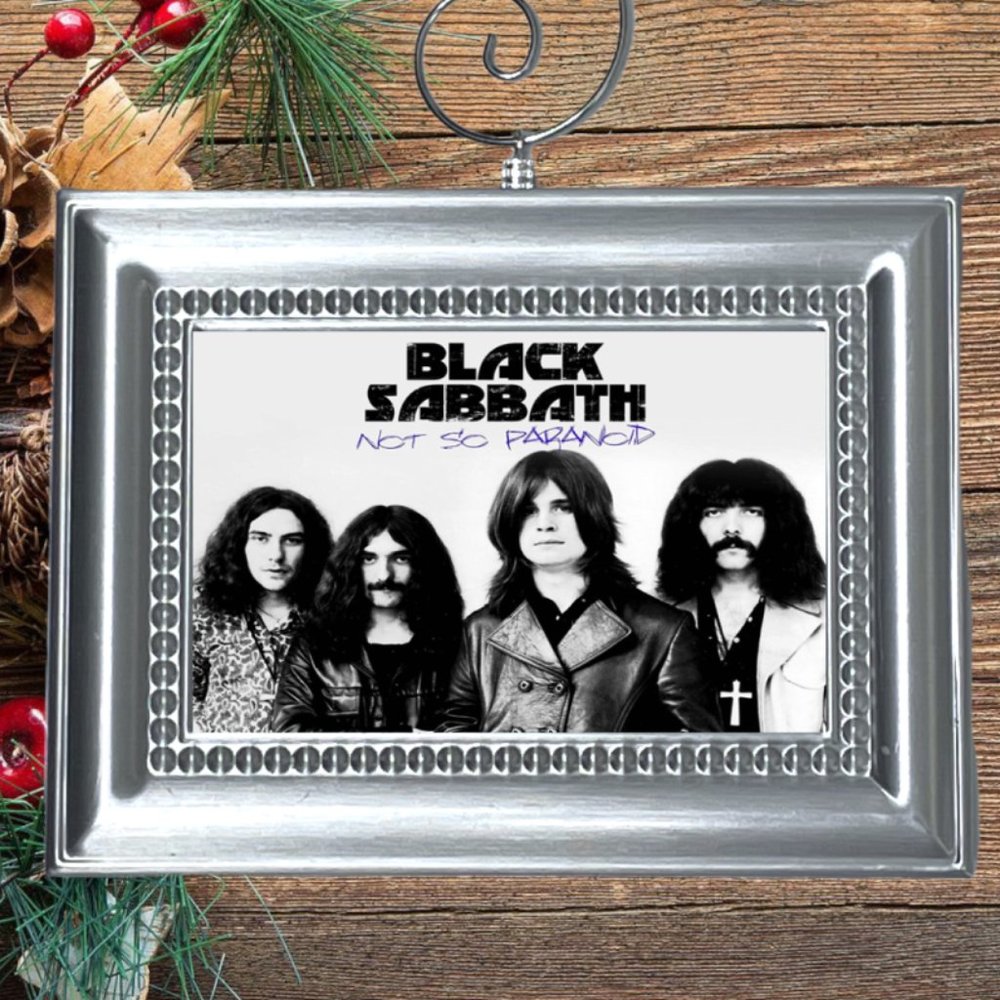 Black Sabbath Rock Band Memorabilia Christmas Tree Ornament